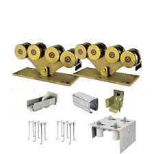 Bộ KIT hoàn chỉnh mạ kẽm vàng bạc cho Hệ thống cổng công xôn 5 bánh cho cổng trung bình