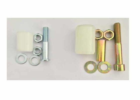 30mm Hướng dẫn Cổng Trượt Con lăn Cán Nylon Cantilever Cổng Con lăn Phần cứng Có Giá đỡ