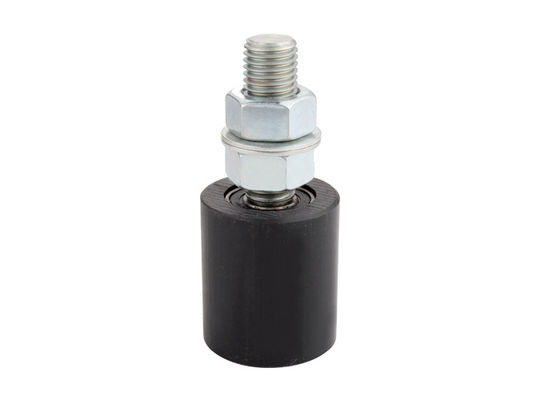Bánh xe dẫn hướng bằng nhựa Nylon Bánh xe màu trắng và đen với bu lông 40x250mm