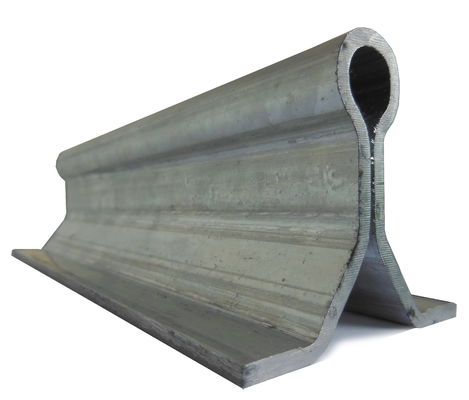Cửa trượt điện cong Cửa đường sắt Đường sắt trắng 6 mét