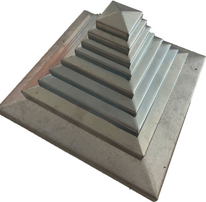 40x40 3 5/8 X 3 5/8 2 X 2 Trụ hàng rào Trụ cột bằng thép trắng mạ kẽm Tổng thể