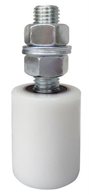 4 bánh xe con lăn cổng nylon cho hệ thống phần cứng cửa trượt 43mm