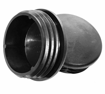 Nắp nhựa tròn 3,5 inch 4 inch 50x50 Đen