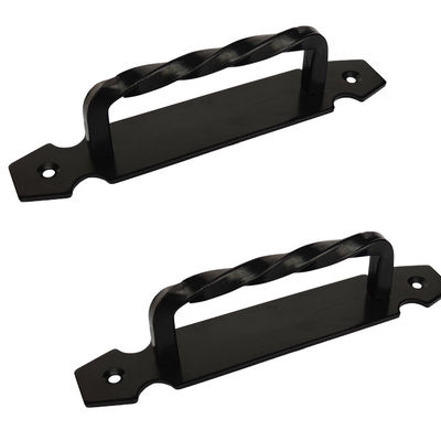Tay nắm cửa xoắn lớn Kéo trên tấm lưng chắc chắn Cửa chuồng Cửa phần cứng Tay nắm cổng