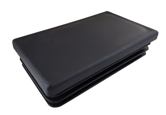40x75mm 3 &quot;Nắp vuông bằng thép mạ kẽm Phẳng Rhs Nhựa Đẩy vào Ống chèn