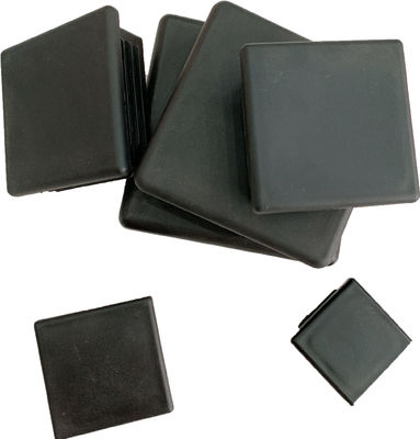 40x75mm 3 &quot;Nắp vuông bằng thép mạ kẽm Phẳng Rhs Nhựa Đẩy vào Ống chèn