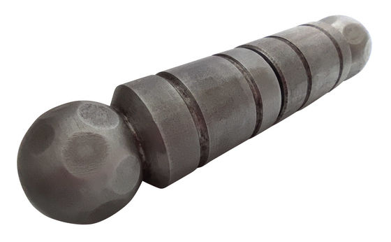 Thép nặng 20x100 hàn trên bản lề thùng cho cổng tự màu Đầu tròn