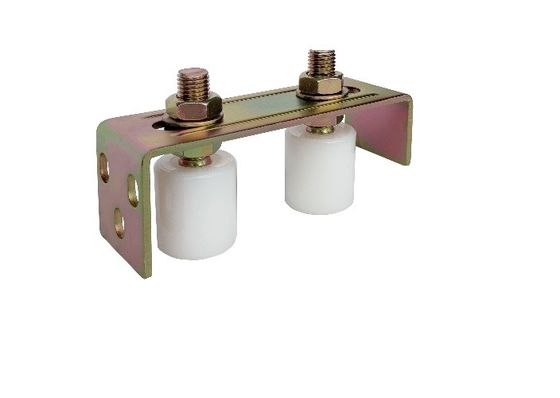 Cố định Bộ giá đỡ cổng trượt Con lăn dẫn hướng bằng nylon 30x40