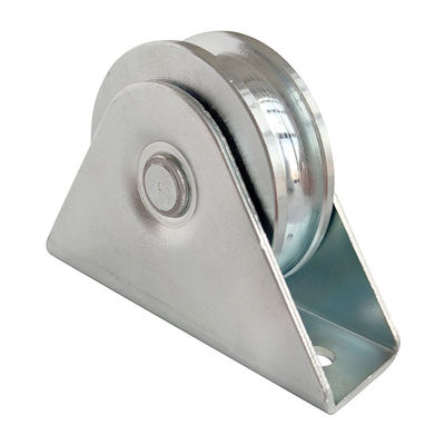 Bánh xe cổng trượt U Groove 4 inch 100mm với vòng bi thép mạ kẽm kép