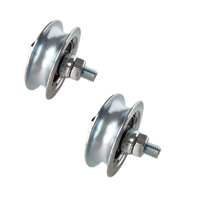 Bánh xe cửa sổ trượt nhôm U Groove với bạc đạn đơn cho văn phòng