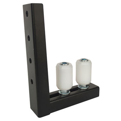 Khung dẫn hướng cổng trượt 40x60mm Điều chỉnh nylon trắng đen 90 độ