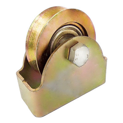 Vị trí bánh xe cổng trượt 80mm Y Groove Vòng bi đơn với hộp đỡ tròn bên ngoài