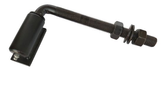 Tự đóng thép 7 '' hàn trên bản lề thùng Bulông dài bằng thép sơn tĩnh điện màu đen