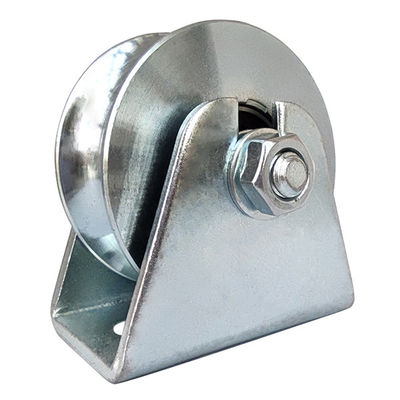 Tủ Cổng trượt có thể điều chỉnh Bánh xe Cửa U mạ kẽm Vòng bi đôi Thép ISO