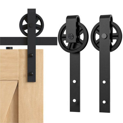 5,5ft 48 inch Bypass Nói bánh xe Thanh cửa Phần cứng Cửa tủ để xe Tủ đựng đồ bằng thép carbon