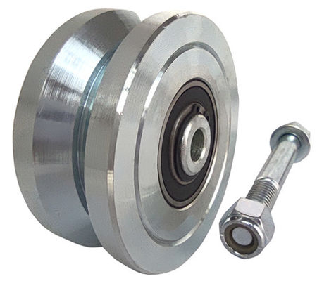 Xe đẩy cổng trượt 150mm Bề mặt trắng