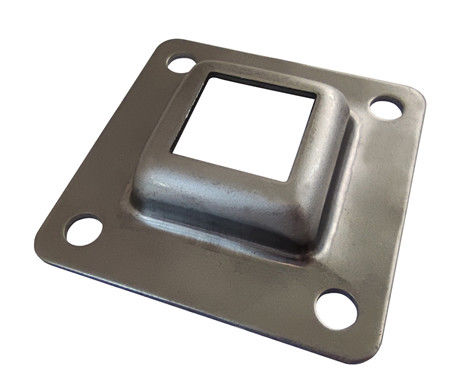 Nắp bảo vệ trụ cột thép mạ kẽm 4x6 Giá đỡ Nâng cơ sở Tấm trụ cổng bằng kim loại