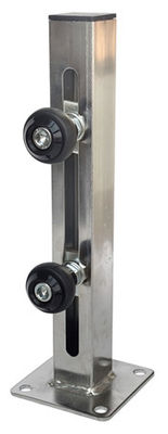 Hướng dẫn cổng trượt con lăn đôi Giá đỡ con lăn 0-195mm Điều chỉnh bằng thép không gỉ 304