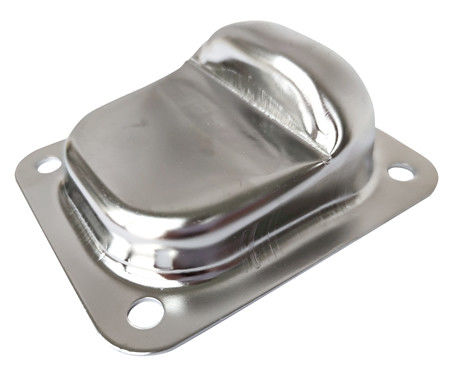Sân hai lá Trung tâm chặn cổng Ngoài trời 120x100mm Cổng lá chặn bằng thép không gỉ 304