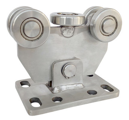 Bánh xe cổng trượt bằng thép không gỉ 304 hạng nặng 5 bánh cho 60X60 theo dõi 50mm