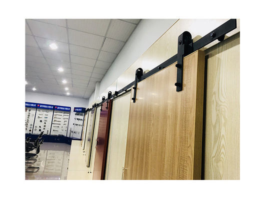 JNK 2 1/4 &quot;Cổng Barn Phần cứng Nội thất Tay cầm và Ổ khóa Cửa Barn Với Đường ray phẳng 2m
