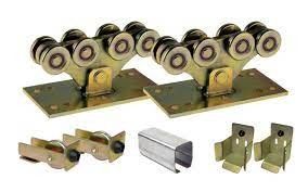 Vật liệu kim loại trượt được sản xuất phần cứng cổng trượt cổng sắt