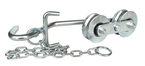 Ball Ball Bearing Banana Cableway Roller với chuỗi phần cứng hạng nặng