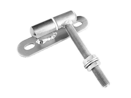 M16 Bolt trên vườn Bản lề cổng có thể điều chỉnh màu đen Phần cứng hạng nặng cho cổng xoay bằng thép