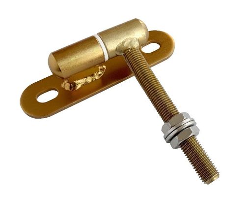 M16 Bolt trên vườn Bản lề cổng có thể điều chỉnh màu đen Phần cứng hạng nặng cho cổng xoay bằng thép