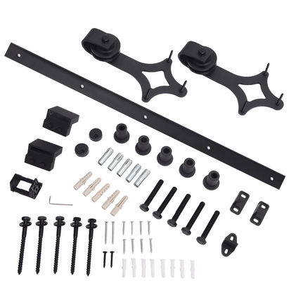 Phụ kiện cửa trượt Ngành công nghiệp Treo cửa Con lăn Cửa trượt Thanh cửa Phần cứng Hình thoi Thanh cửa Con lăn