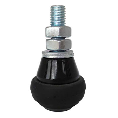 Hướng dẫn con lăn cổng trượt tự động M10 M12 Nylon với vòng tròn cao su 60,5mm
