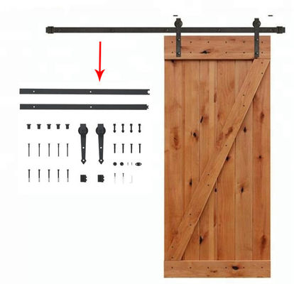 Jinnaike Nội thất cửa gỗ Kim cương đen Sắt sơn tĩnh điện Phần cứng Cổng Silde
