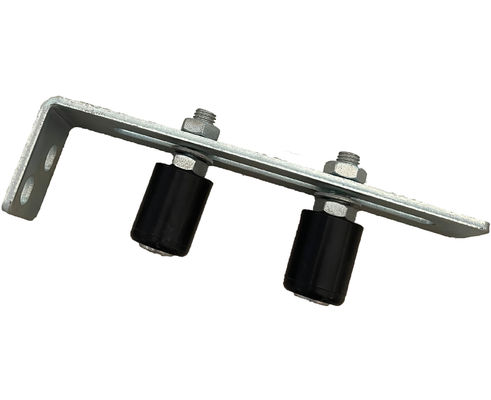 Cổng trượt có thể điều chỉnh Khung dẫn hướng trên 40x30 Con lăn nylon Kẽm trắng