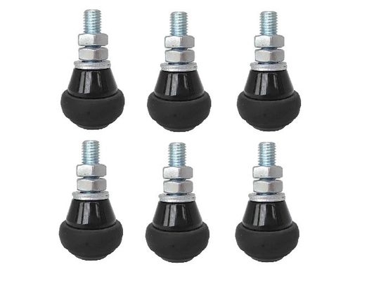Con lăn hướng dẫn cổng trượt 43x38mm Bánh xe cao su cổng trượt bằng nylon 6''X 2 '' 3 &quot;8&quot;