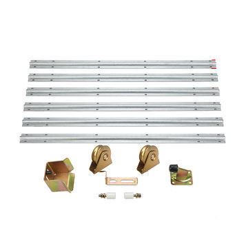 Cổng trượt 100mm Bánh xe theo dõi Bộ mở cửa trượt Bộ phần cứng cửa trượt