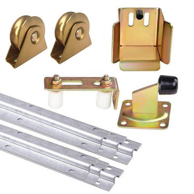 Cổng trượt 100mm Bánh xe theo dõi Bộ mở cửa trượt Bộ phần cứng cửa trượt