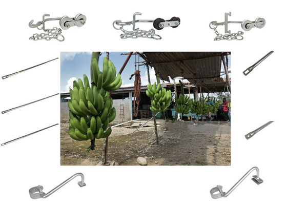 Con lăn cáp treo 250KG trang trại công nghiệp chuối cho phần cứng vận chuyển dễ dàng