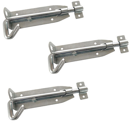 190mm Ss Cửa trượt Bolt Kẽm Bạc Đôi Mắt Bảo mật cao