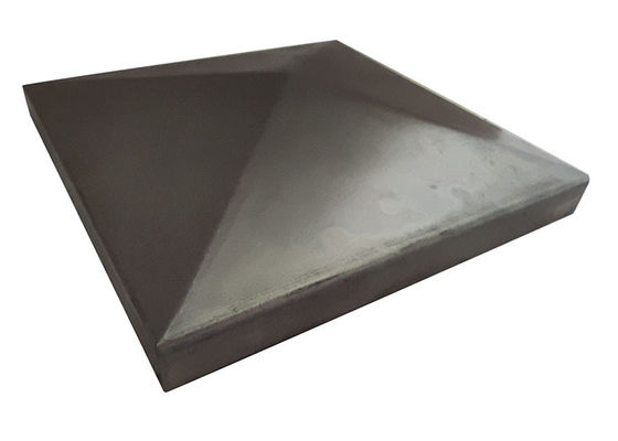 Sắt 1 &quot;1 2&quot; 3 &quot;Mũ trụ hàng rào vuông 100 X 100mm 115mm 120mm Không có lỗ
