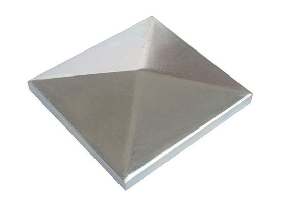 Sắt 1 &quot;1 2&quot; 3 &quot;Mũ trụ hàng rào vuông 100 X 100mm 115mm 120mm Không có lỗ