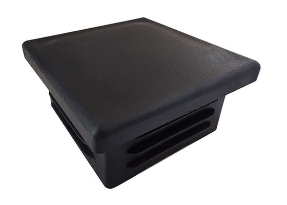 2 trong. X 2 In. Nắp nhựa vuông màu đen cho hàng rào 50mmx50mm 100mmx100mm