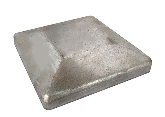 1,5 inch 2 1/2 inch 1 1/2 &quot;Mũ cột kim loại hình vuông 5 X 5 3 X 3 4 X 4 Có cổ