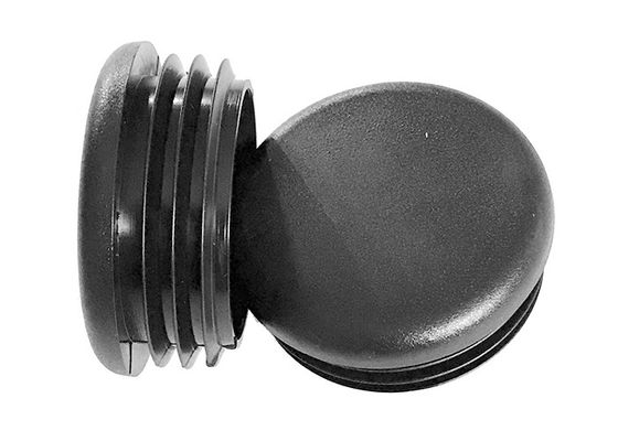 75mm 90mm 6 inch 8 inch Trụ tròn hàng rào Mũ nhựa đen
