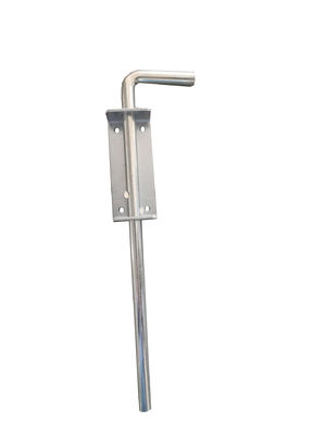 Tháp sàn Cửa trượt Chốt bằng đồng thau Hình dạng L Có thể điều chỉnh thép Sắt 795g