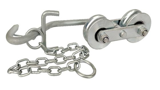 Con lăn treo chuối bằng thép mạ kẽm 56mm Bộ hệ thống treo trang trại chuối