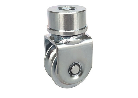 1320Lbs U rãnh chữ v bánh xe trượt bằng thép và theo dõi 360 độ 60mm 80mm