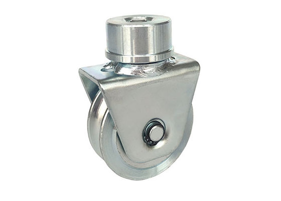 1320Lbs U rãnh chữ v bánh xe trượt bằng thép và theo dõi 360 độ 60mm 80mm