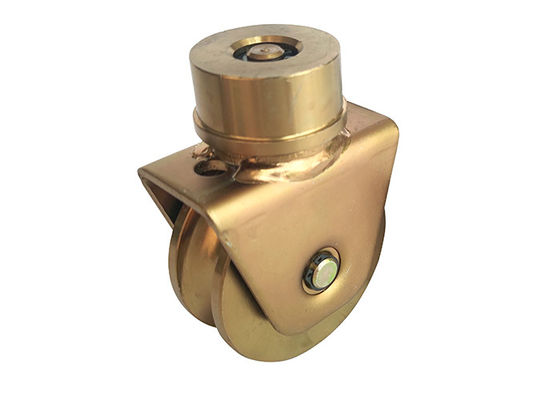 1320Lbs U rãnh chữ v bánh xe trượt bằng thép và theo dõi 360 độ 60mm 80mm