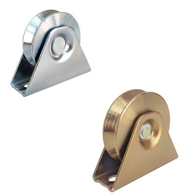 Bánh xe theo dõi cổng trượt cho hàng rào liên kết chuỗi trượt Bánh răng V Groove