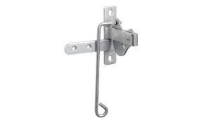 Cửa nhà để xe Cửa an ninh Trượt chốt Khóa phần cứng tự xoay Điều chỉnh Thép bên ngoài màu bạc